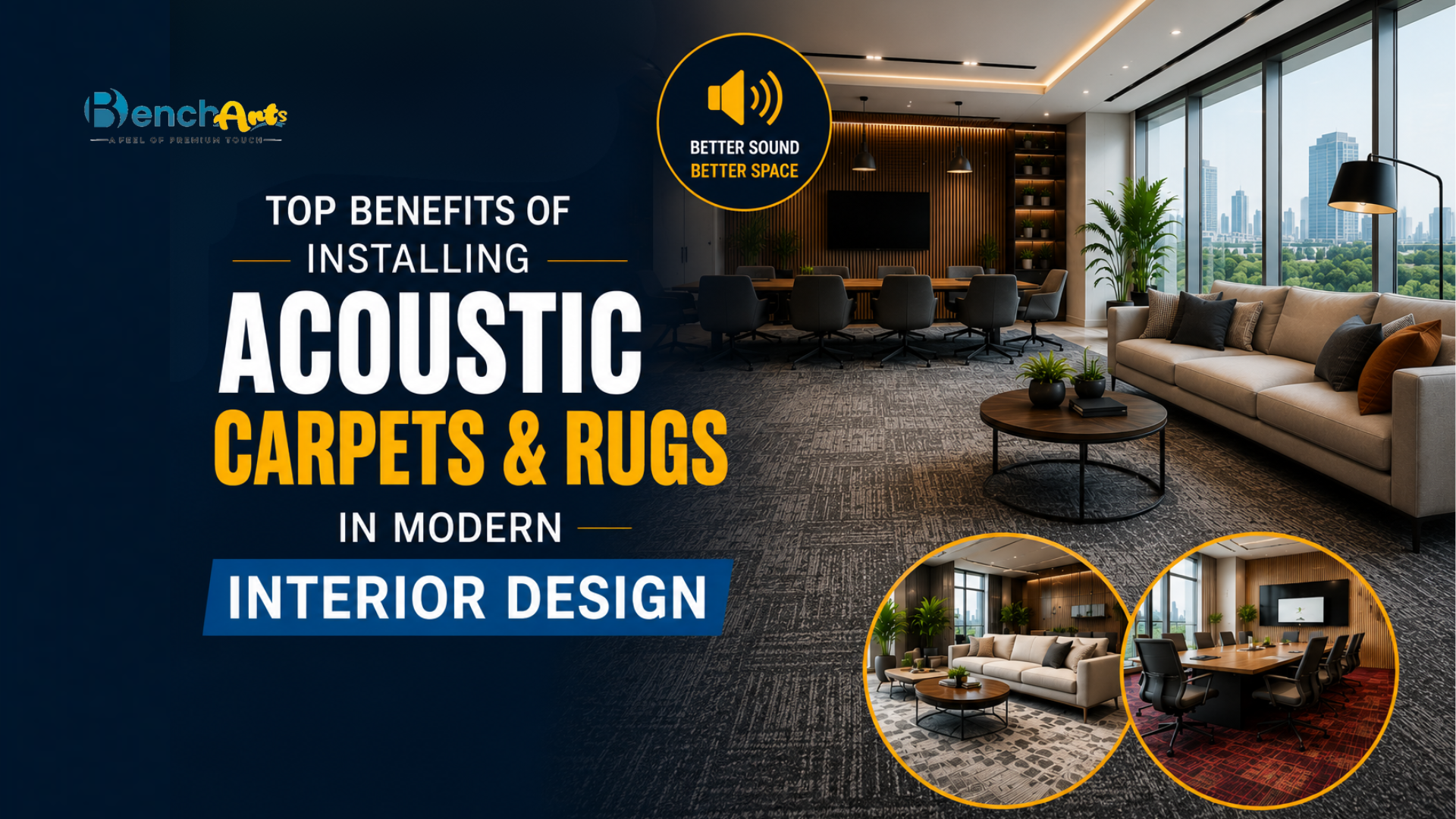 Top Benefits of Installing Acoustic Carpets and Rugs in Modern Interior Design