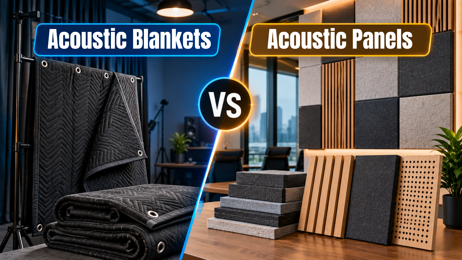 Acoustic Blankets vs Acoustic Panels – Which One Works Better?