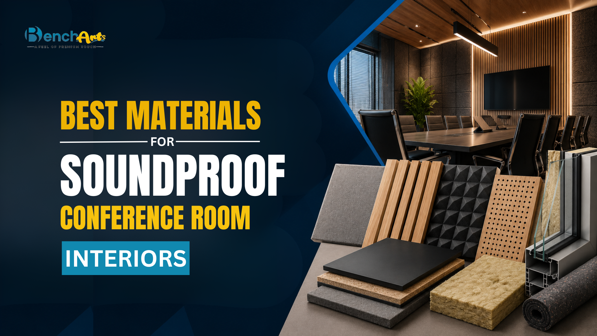 Best Materials for Soundproof Conference Room Interiors