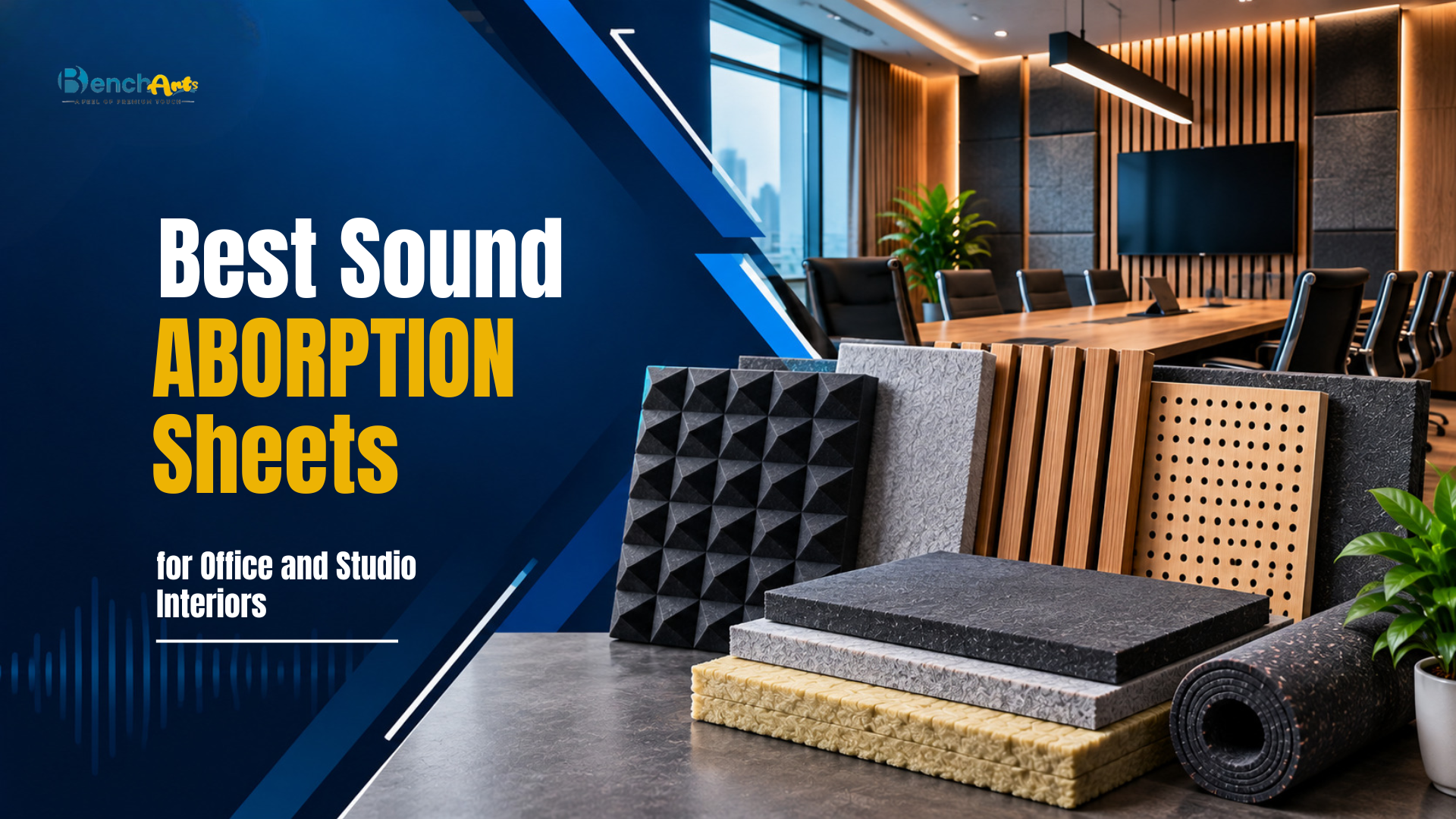 Best Sound Absorption Sheets for Office and Studio Interiors (2026 Buying Guide)