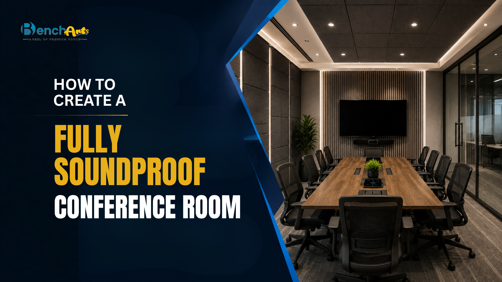 How to Create a Fully Soundproof Conference Room