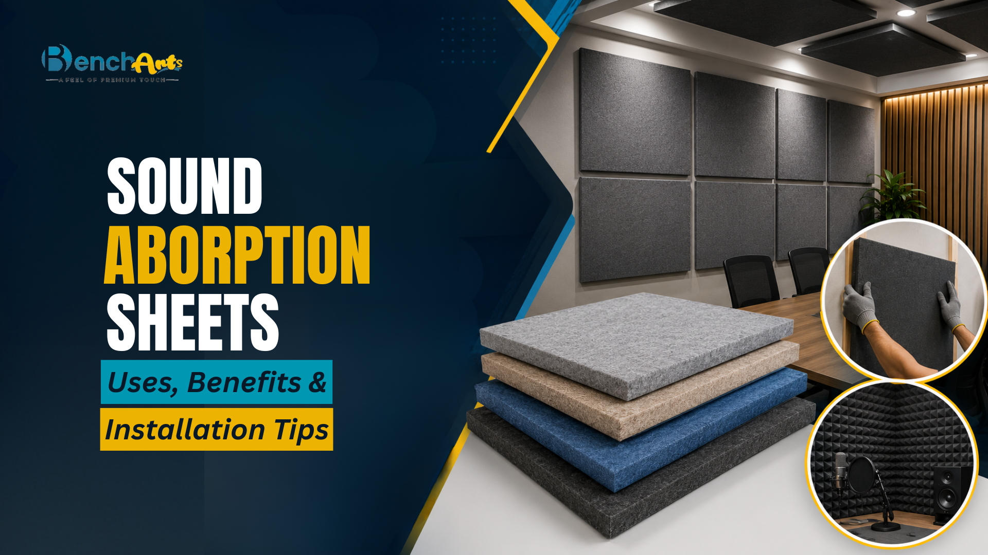 Sound Absorption Sheets: Uses, Benefits & Installation Tips