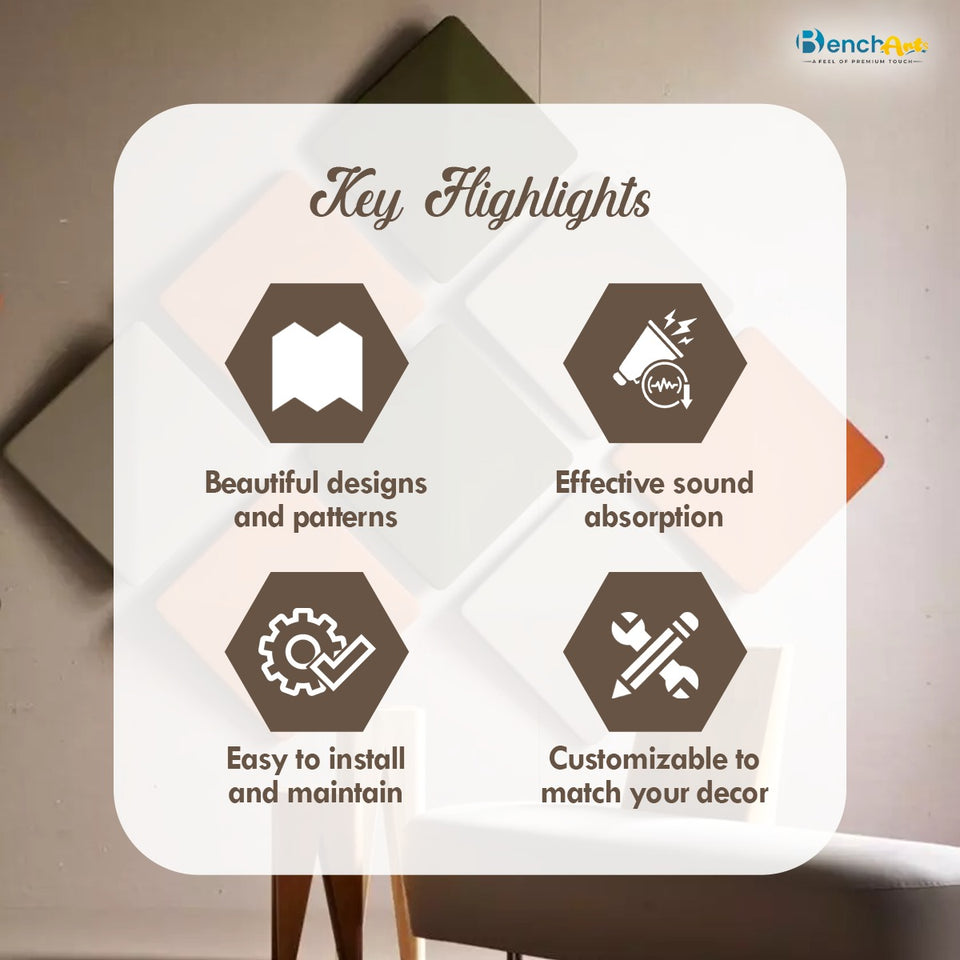 BenchArts Decorative Acoustic Panels
