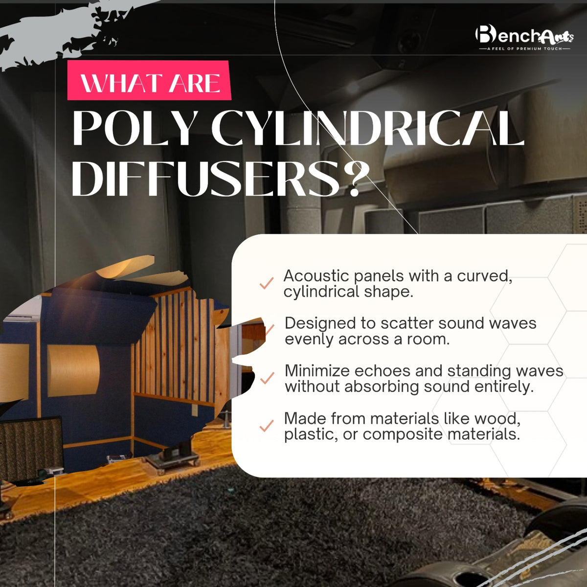 BenchArts Poly Cylindrical Diffusers – bencharts Interior
