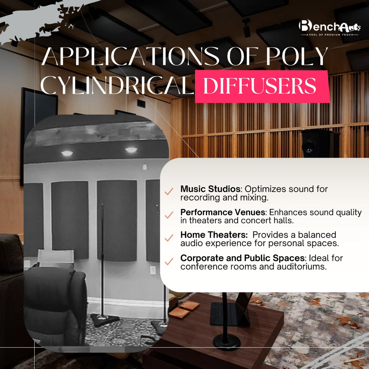 BenchArts Poly Cylindrical Diffusers – bencharts Interior