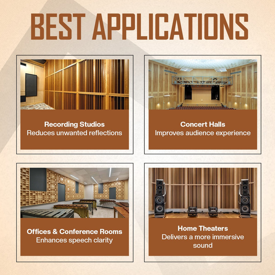 Qrd Diffusers Studio BenchArts QRD Acoustic Diffusers – bencharts Interior