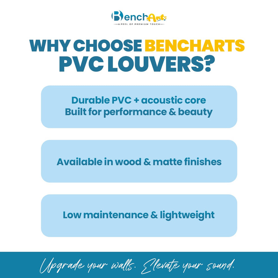 BenchArts PVC Louver Panels