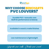 BenchArts PVC Louver Panels
