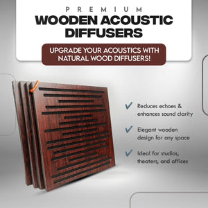 BenchArts Wooden Acoustic Diffusers